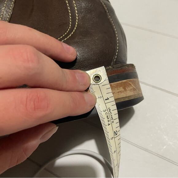 Cole Haan Brown Leather Pull On Classic Chelsea Boots Kens Size 10.5 - Picture 11 of 11